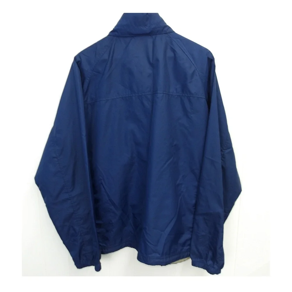L.L.Bean Mens XL Navy Blue Nylon Lightweight‎ Windbreaker Jacket / #1051